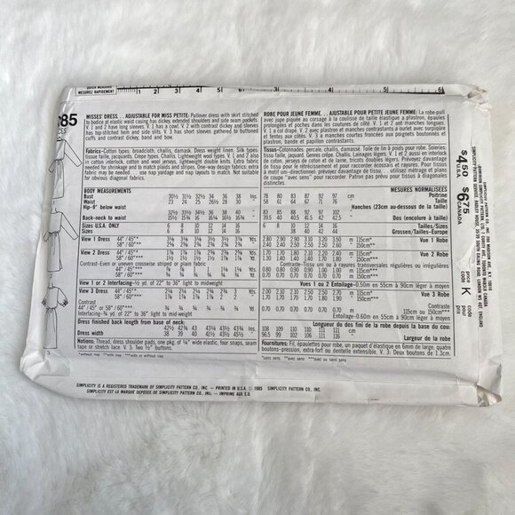 3 Simplicity Sewing Patterns - Picture 7 of 7